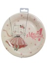 Papierové taniere Mám už 1 rok, malé, 18 cm