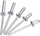 Hliníkové nity 4,0 x 12,5 mm, 50 kusov