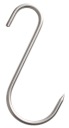 Fajčiarske háky, 1 kus, nerez, S5, 160 mm