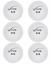 PINGPONGOVÉ loptičky NA STOLNÝ TENIS VIVOx 6 ks