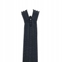 YKK plastový zips 20cm na nohavice ČIERNA