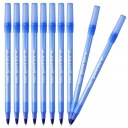 Guľôčkové pero s uzáverom BLUE BIC ROUND STIC 1,0 sada x 10 kusov