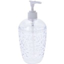 stojatý dávkovač mydla 400 ml priehľadný