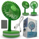 VÝKONNÝ VENTILÁTOR STOLOVÝ VENTILÁTOR STOJACÍ USB MINI ZELENÝ ZELENÝ