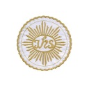 Nášivka so znakom IHS Communion IHS communio výšivka