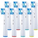 8x BRAUN ORAL-B 3D ČISTEJ HLAVY ZUBNÝCH Kefiek
