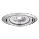 Kanlux pohyblivý LED stropný bodový krúžok Argus II 10W Chrome