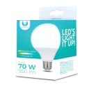 LED guľová žiarovka E27 G95 10W 230V 4500K 950lm