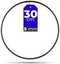 Circle Macrame Ráfik ČIERNA 30 cm 5 mm HRUBÝ DRÔT