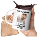 EKSKJUZMI HRNČEK Vtipný hrnček S POTLAČOU JANUSZA NOSACZA PRE PRIATEĽA MÔJHO BRATA