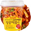 Rezance Ryžové jedlo Topokki Tteokbokki v sladkej pikantnej omáčke 160g SEMPIO