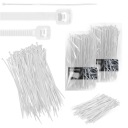 200x sťahovacie pásky Káblové pásky Zipsy 3,6 x 200 mm Silné UV sťahovacie pásky
