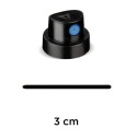 ČIERNO MODRÁ TRYSKA 3 cm NÁSTREK