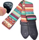 GUITAR STRAP UNIVERZÁLNY gitarový popruh + trsátko