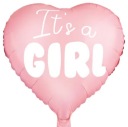 Balloon Heart Hearts Baby Shower Girl Birth