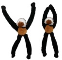 PLYŠOVÁ chladnička MAGNET GIBON opičák MASKOT