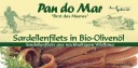 Ančovičky (ančovičky) v bio olivovom oleji 50g Pan do