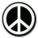 CND Peace Symbol špendlík badzik na oblečenie