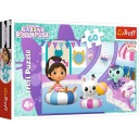PUZZLE 60 PUZZLE CHABI DOM GABI GABBYS DOLLHAUSE MAČKY MAČIATKA 4+ KOCKY