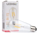 E27 4W ST64 FILAMENT CLEAR LED žiarovka