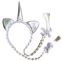 # HAIR BAND vrkôčiky vrkôčiky JEDNOROŽEC