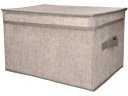 Textilný ORGANIZÉR BOX 40 x 30 x 25 cm s vekom - na ŠATNÍK