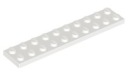 LEGO 3832 TANIER 2x10 biely NOVINKA (4g)