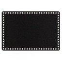 čierny základný košík dno 25x37cm HDF obdĺžnik
