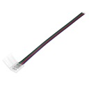 10mm zaklapávací konektor pre RGB LED pásik s káblom