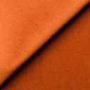 Poťahový materiál, matný zamat, poťahová látka Mils hrdzavý plyšový zamat