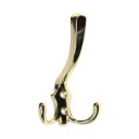 Nábytkový vešiak WP59-G0003, zlatý lesk