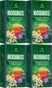 Bylinkový čaj vo vrecúškach Astra Rooibos baza čierna 20 ks x4