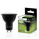 GU10 LED žiarovka 6W = 50W 580lm 4000K NEUTRÁLNA ČIERNA 120° PREMIUM LUMILED