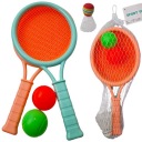 BADMINTONOVÉ TENISOVÉ RAKETY SADA 2 STRELECKÝCH loptičiek - Perfektné