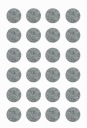 Samolepiace plstené podložky ROUND 22mm 24 ks