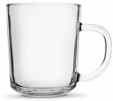 TADAR - Hrnček na čaj - Pohár na kávu - sklo - bezfarebný - 220 ml