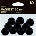 Veľké magnety 20mm 10ks čierne