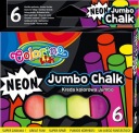 JUMBO kriedové neónové farby 6 ks (92081PTR)
