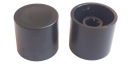 Gombík zosilňovača 18mm čierny plast pre 6mm skosený potenciometer