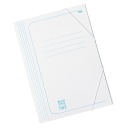 A4 ZMAZANÝ SÚBOR S GUMA, BIELY EKO PAPIER