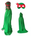 KOSTÝM RAPHAEL NINJA KORYTNAČKY PRE DETSKÉ HALLOWEENSKÉ KARNEVALOVÉ MASKY + CAPEA