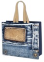 Veľká EKO ekologická taška na nákupy, motív: JEANS
