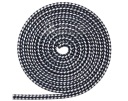 PLACHITEĽNÉ KOTVACIE LANO 8mm BIELO-NÁMORNÍCKA MODRÁ - 03410