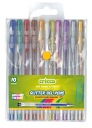 Gélové pero CRICCO 10 farieb s trblietkami