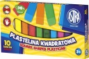 Plastelína Astra štvorec, 10 farieb