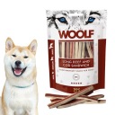 WOOLF LONG BEEF COD SENDWICH ZMLUVA PRE PSOV HOVÄDZIA COD 100G