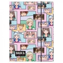A4 ZLOŽKA NA VÝKRESY S GUMA Zálohovanie MANGA ANIME KOMUNIKÁCIA