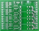 Systém domácej (polo)automatizácie - štvorkanálový ON/OFF modul, AVT3212 PCB