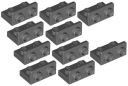 LEGO Pł. Zlomené 1x2-1x2 C. Sivá 99780/6000606 x10