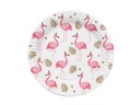 Flamingo Hawaii narodeninové taniere 23 cm 10 ks